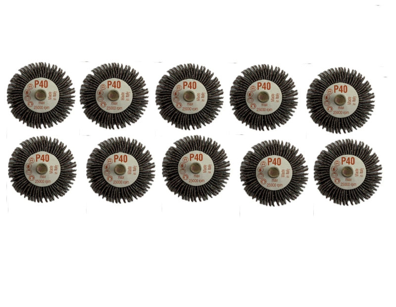 50mm X 20mm X 6.35mm Shaft Mount Flap Wheels (FW70143) 5 Pack and 10 Pack