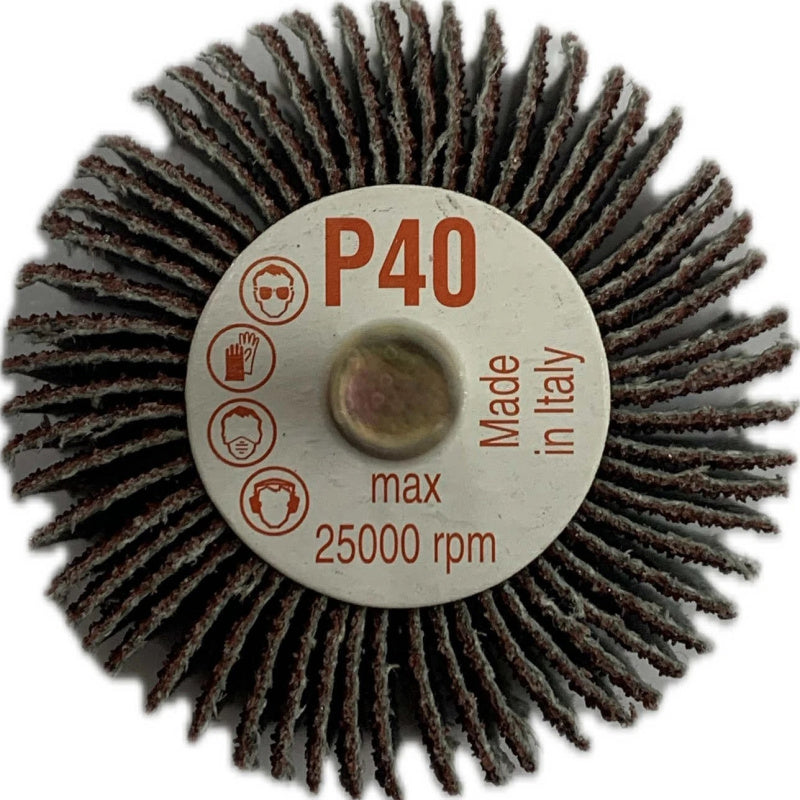 50mm X 20mm X 6.35mm Shaft Mount Flap Wheels (FW70143) 5 Pack and 10 Pack