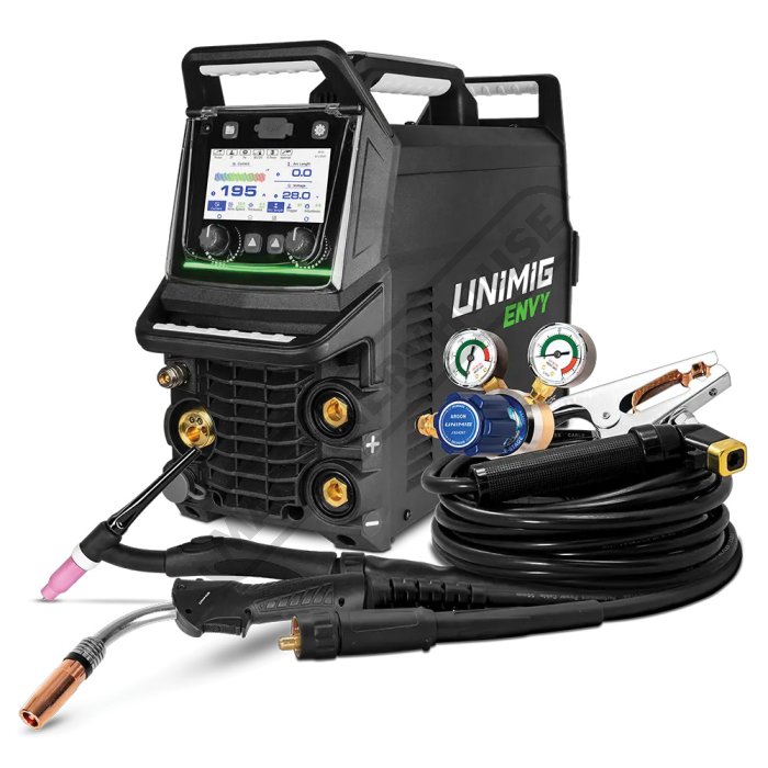 UNIMIG ENVY MULTI 195 WELDER U11204 10A multi-process Single and double pulse MIG