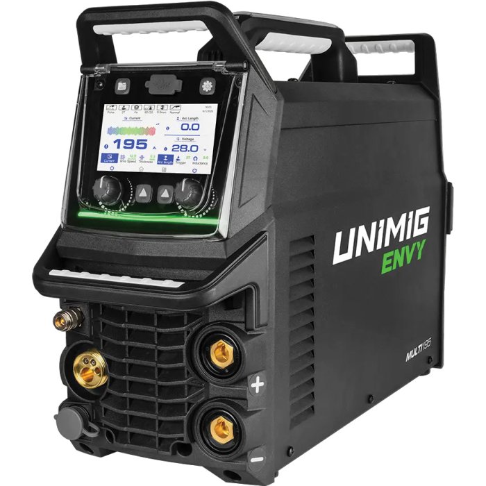 UNIMIG ENVY MULTI 195 WELDER U11204 10A multi-process Single and double pulse MIG