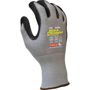 MaxiSafe Black Knight glove on a white background