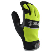 Black and green glove with 'Force' branding on a white background