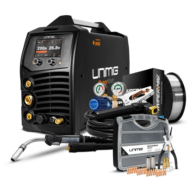 UNIMIG Razor 200 Pulse MIG/TIG/Stick Welder