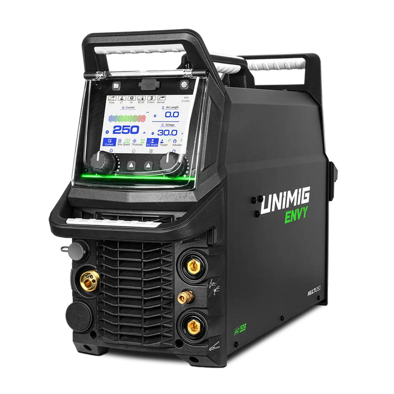 UNIMIG ENVY MULTI 250 AC/DC Welder U11238 Single and double pulse