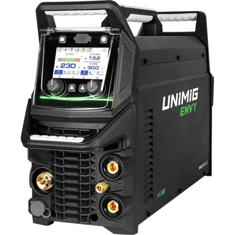 UNIMIG Envy Multi 230 ACDC 4 in 1 Mig Tig Stick Pulse Welder + 2 x Torch U11203