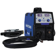 Weldclass welding machine with digital display on a white background