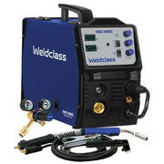 Weldclass welding machine with hoses and nozzles on a white background