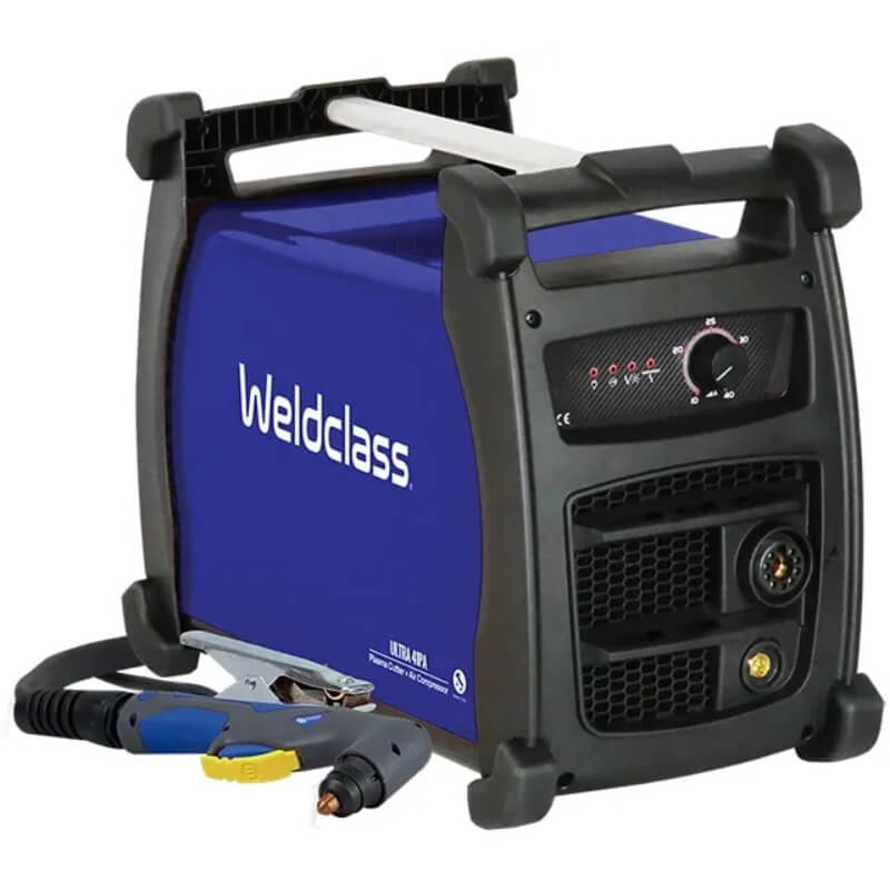 Weldclass welding machine with accessories on a white background